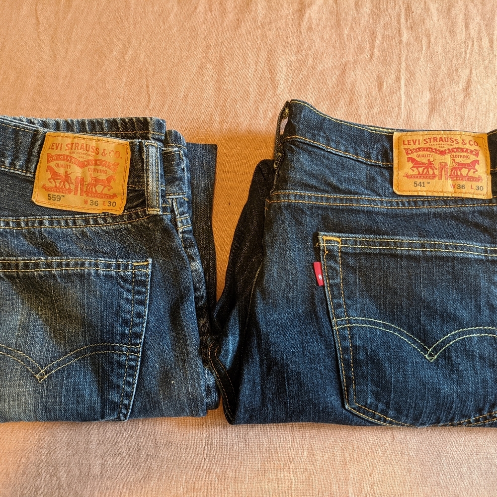 Levi's 541 & 559 jeans